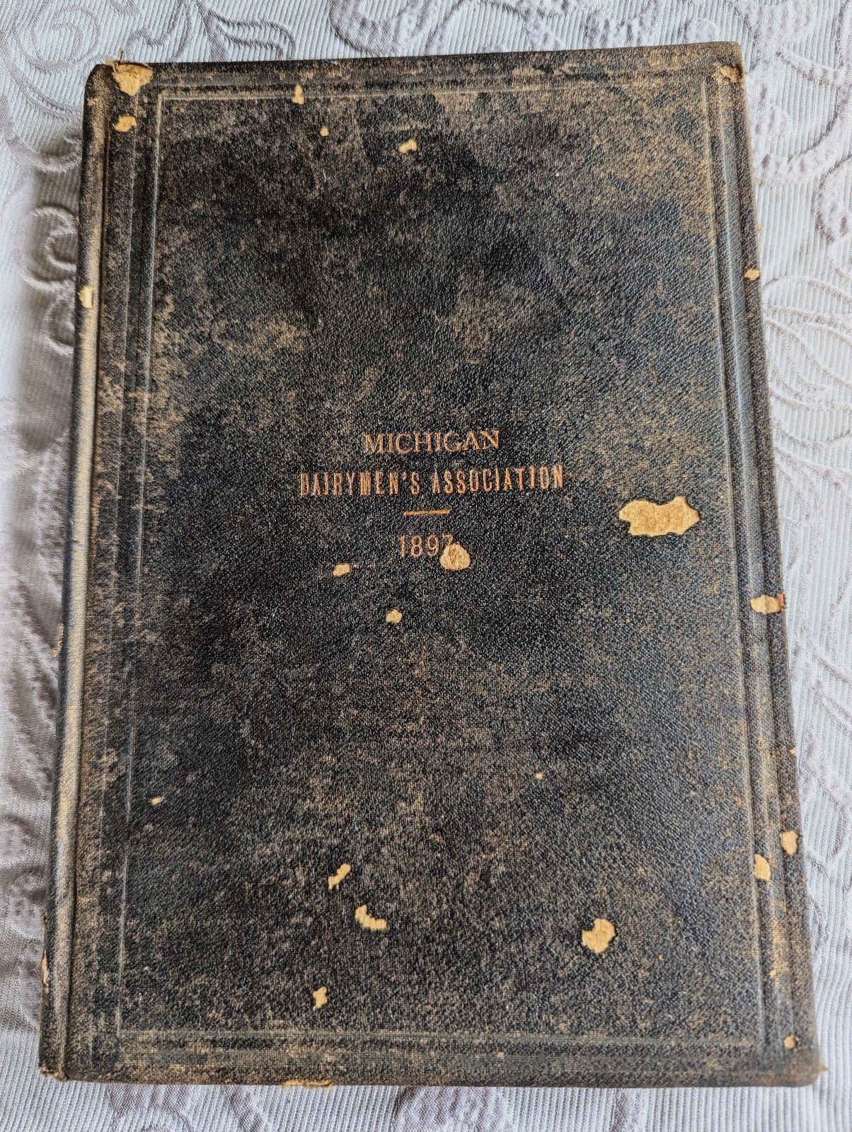 Antique Rare Book Michigan Cattleman's Association 1897