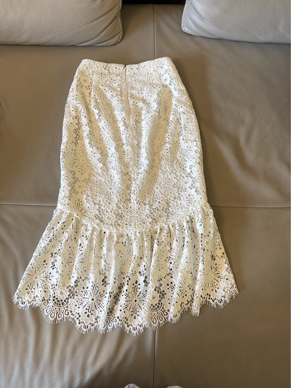 Intermix lace skirt