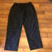 Nike Windbreaker Track Pants 2x xxl Black Wind Drawstring Y2K Baggy Zip Ankle