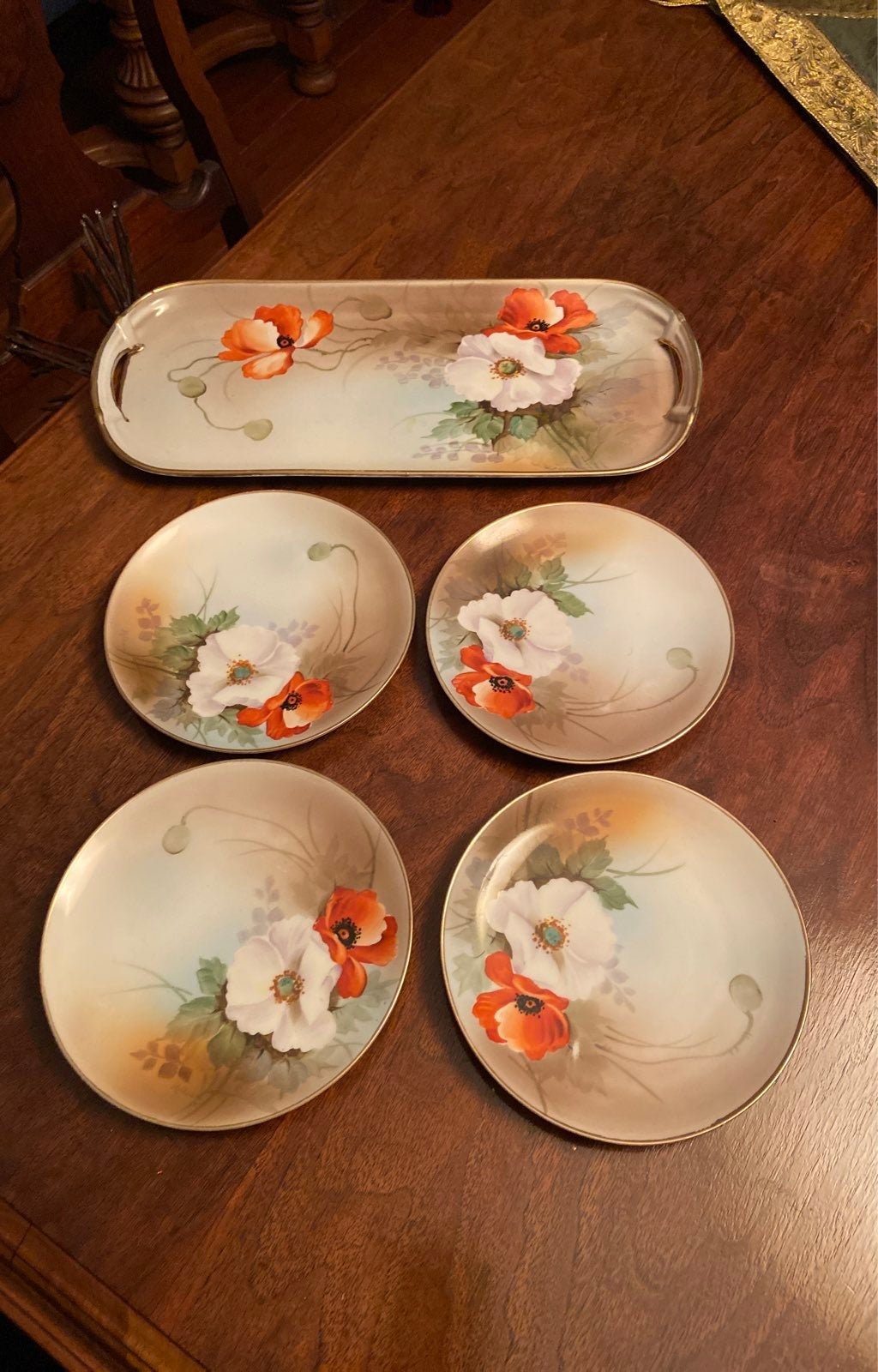 Nippon china poppy pattern