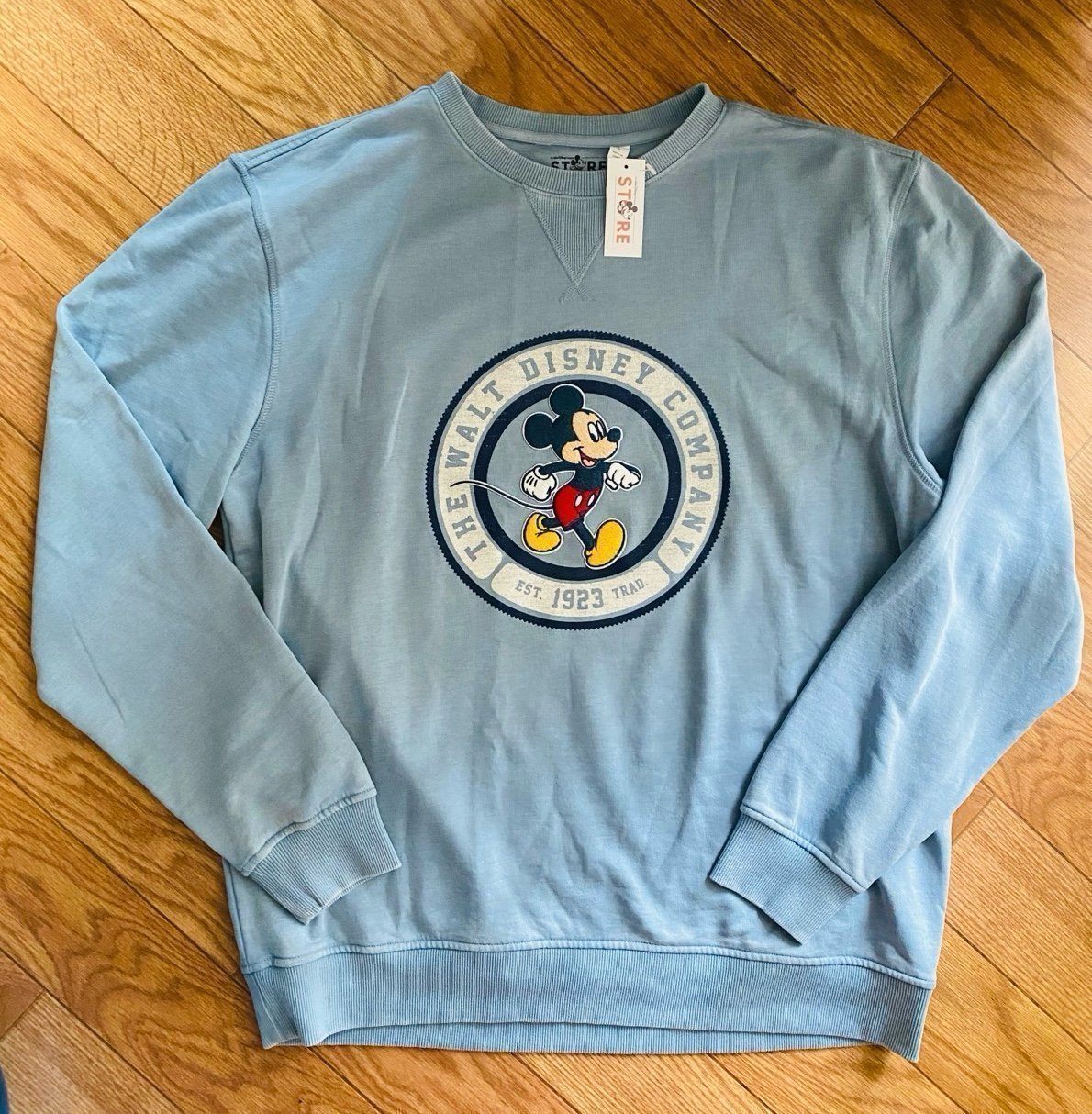 D23 Walt Disney Company Mickey Light Blue Crewneck