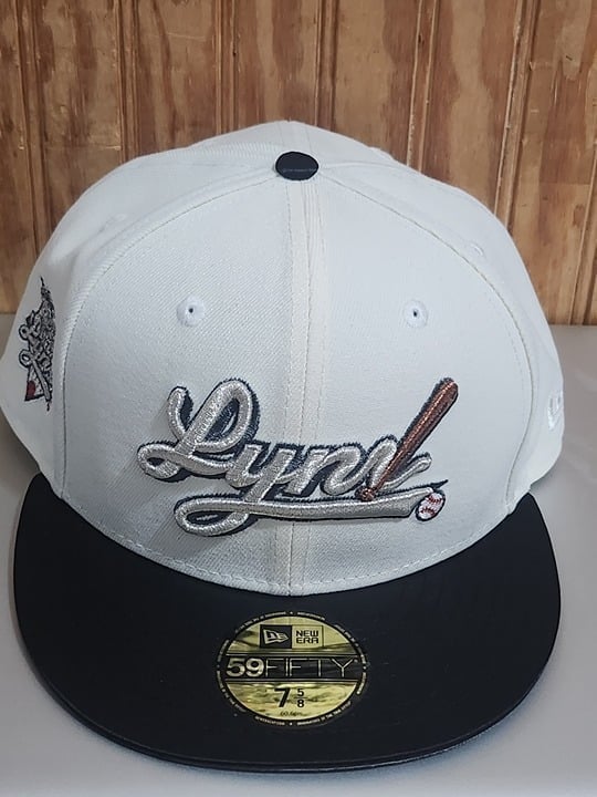 OTTAWA LYNX - CHROME / SATIN BRIM TWO TONE / New Era Topperz USA 7 5/8 *NWT!*
