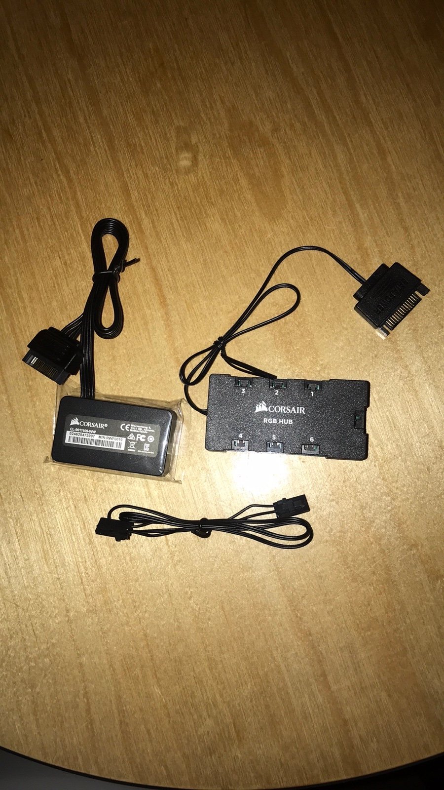 Corsair RGB HUB, Lighting Node Pro and Cable