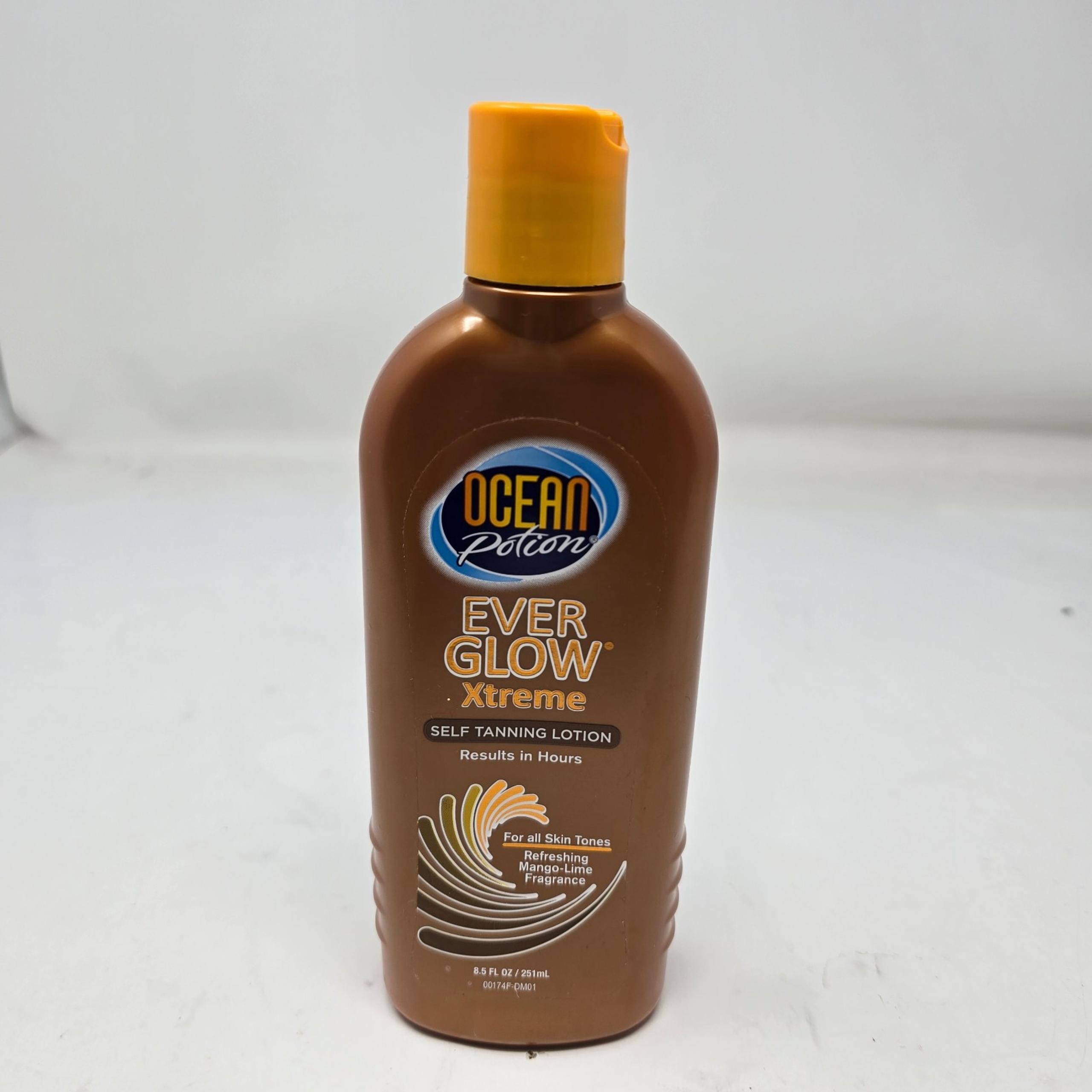 NEW Ocean Potion Ever Glow Xtreme Self-Tanning Lotion 8.5 oz Mango Lime