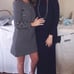 Navy Blue Maternity Dress