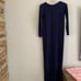 Navy Blue Maternity Dress