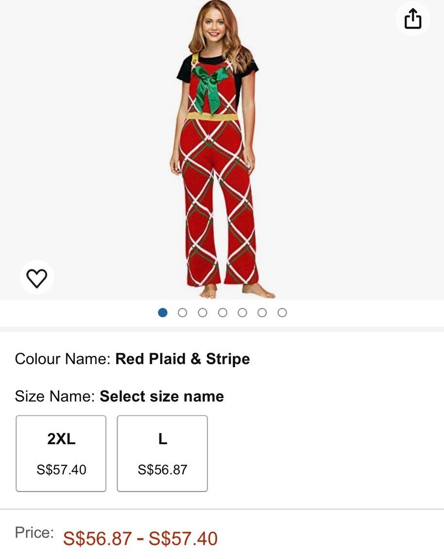 NWOT • Spadehill Women's Christmas Holiday Sweater Jumpsuit • Size Medium