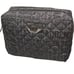 Steve Madden Repeat Logo Double Zip Nylon XL Cosmetic Bag