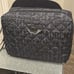 Steve Madden Repeat Logo Double Zip Nylon XL Cosmetic Bag