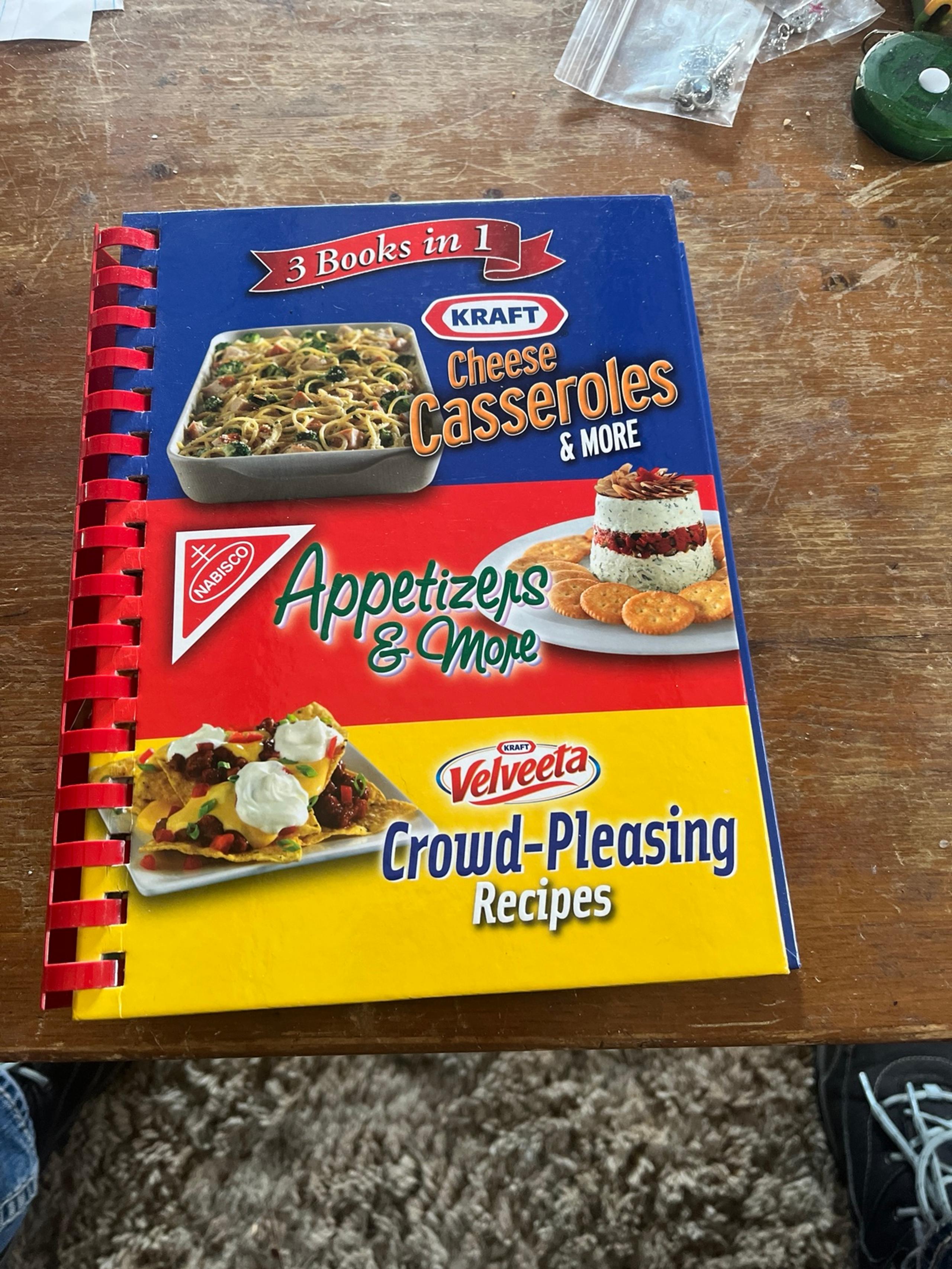 Vintage 2009 Kraft 3 Books In 1 Cookbook