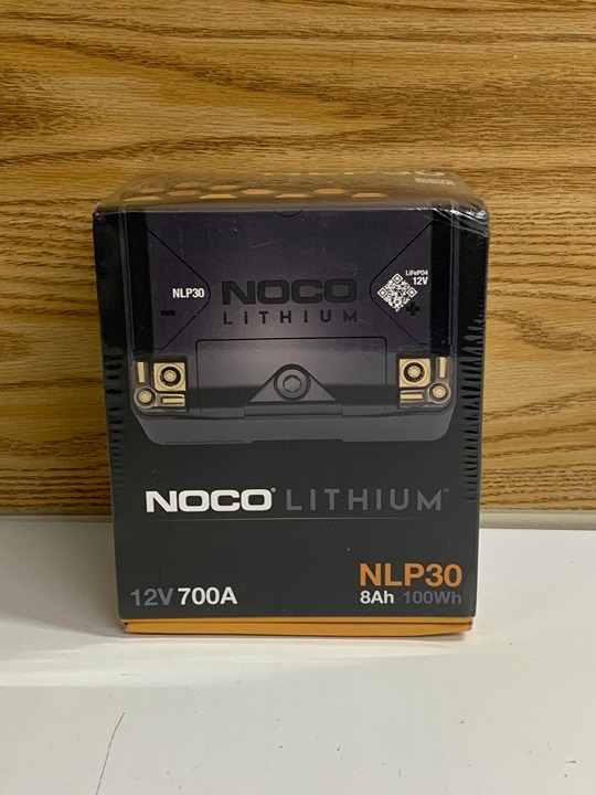 NOCO NLP30 Lithium Ion Powersports Battery, Rechargeable, 700A, 12.8V