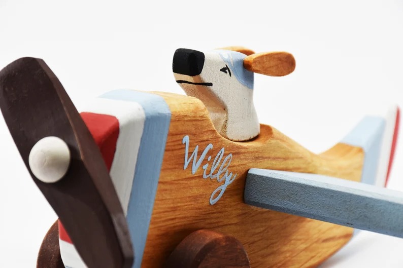 Kids Wooden Toys, Gift for Kids, Wooden Vehicle, Wooden Car Toy, Wooden Airplane