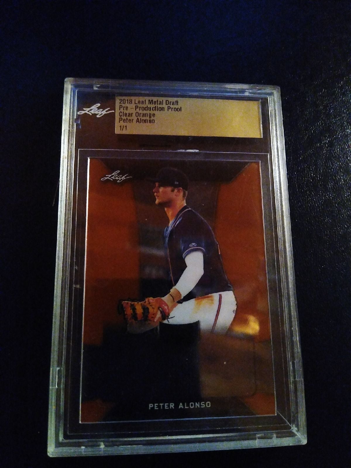 1 Of A Kind Pete Alonso Rookie 2018 Leaf