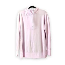 Athleta Sayulia Light Pink Hoodie Sweatshirt Athletic Athleisure Size Small