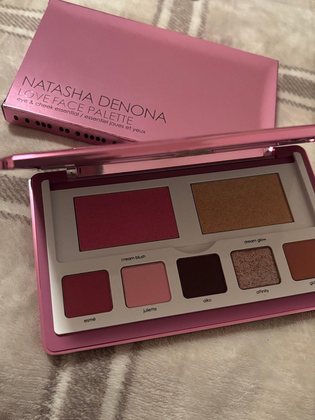 NEW NWB NATASHA DENONA Love Face Eyeshadow & Cheek Essential Palette