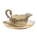 Haviland GDA CHF747 Gravy Boat + Underplate Pink Gold Limoges made in France
