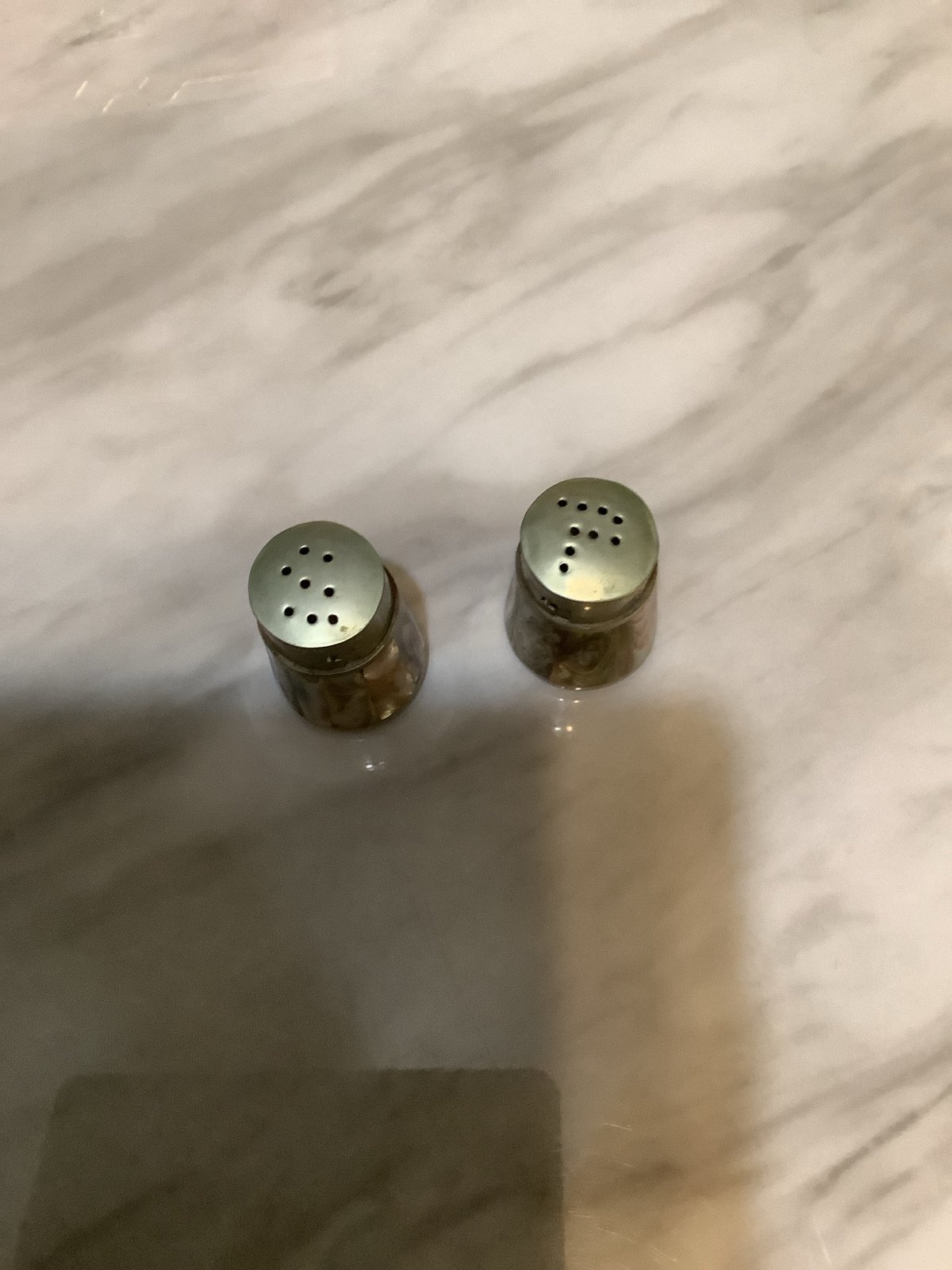 Vintage salt and pepper shakers