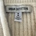 Urban Outfitters Cream Sweater 1/4 Zip Dolman Sleeve Chunky Knit Fisherman M