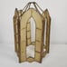 Early 20th Century Leaded Stained Glass Hanging Pendant Light Shade Swag Lamp