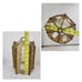 Early 20th Century Leaded Stained Glass Hanging Pendant Light Shade Swag Lamp