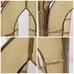 Early 20th Century Leaded Stained Glass Hanging Pendant Light Shade Swag Lamp