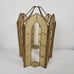 Early 20th Century Leaded Stained Glass Hanging Pendant Light Shade Swag Lamp