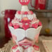 Valentine's Day LED Lighted Gingerbread Cupcake Glitter House Love BIrds NWT