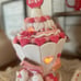 Valentine's Day LED Lighted Gingerbread Cupcake Glitter House Love BIrds NWT