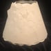 Cut & Pierced Paper Lamp Shade MCM Ivory Flowers Leaves Set Of 2