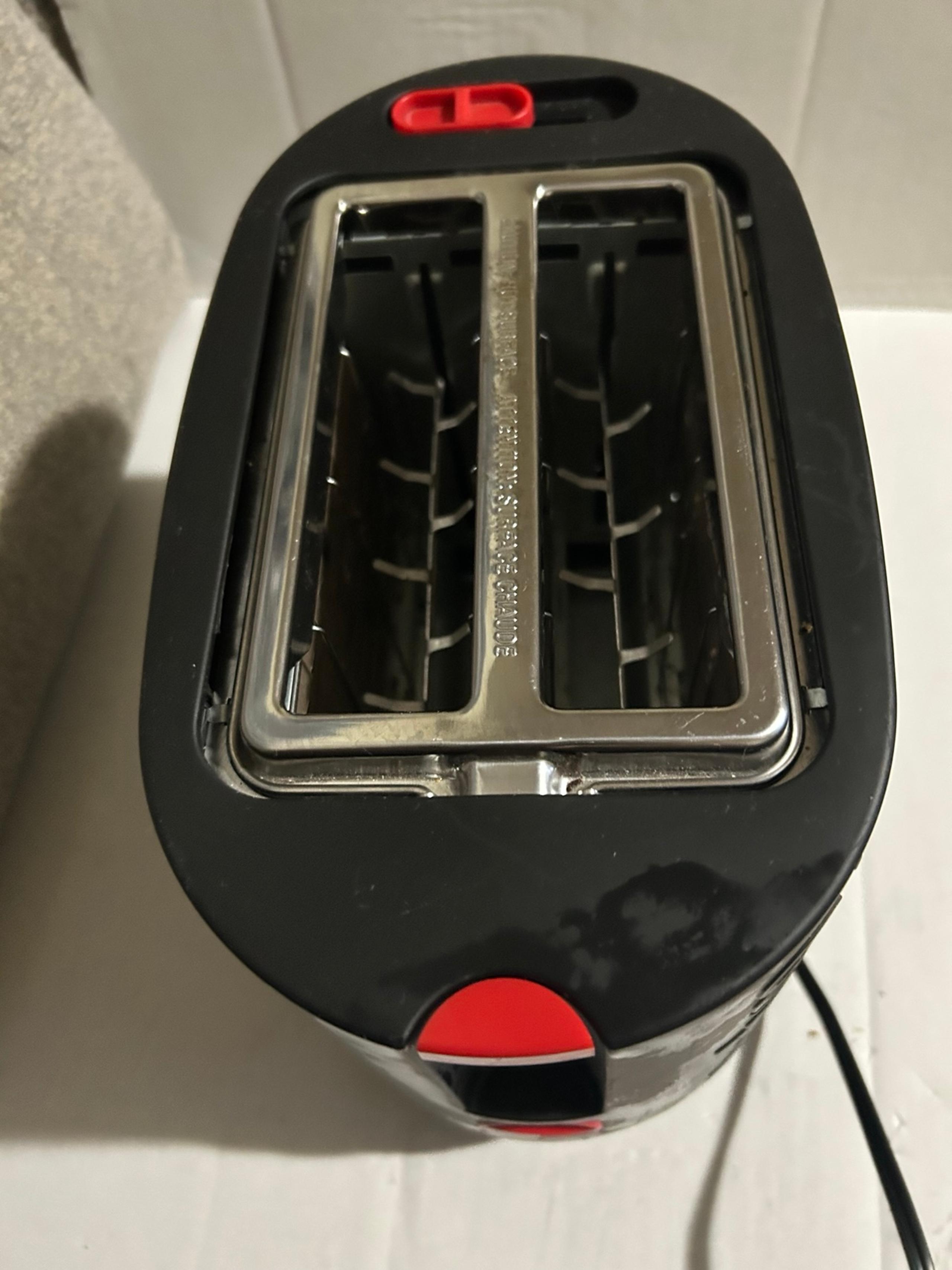 BODUM Switzerland Bistro Toaster Black 2 Slice Pop Up Toaster