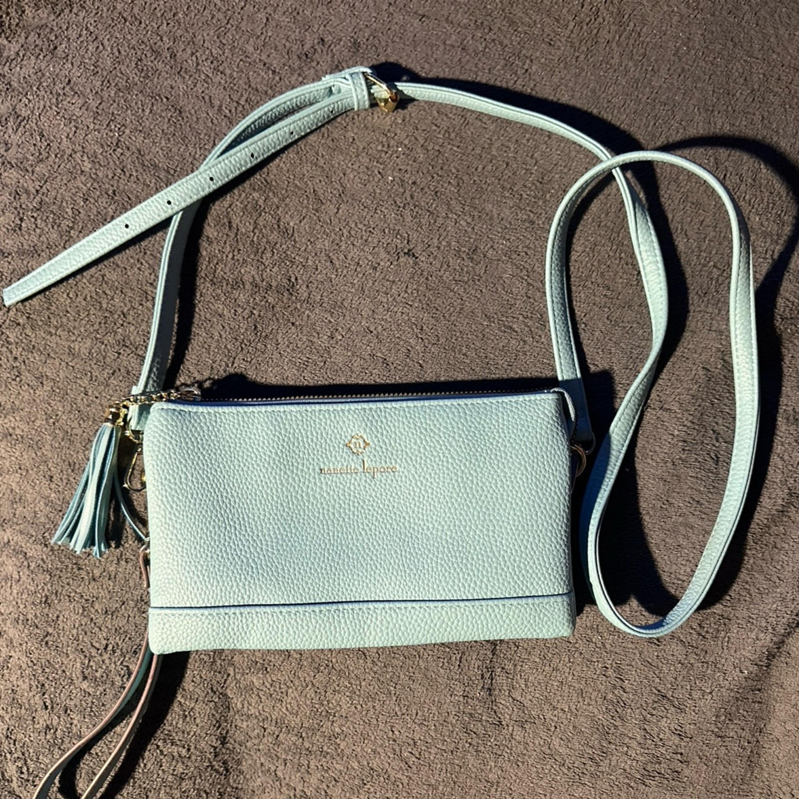 Nanette Lepore Teal Crossbody Purse Bag
