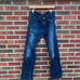 American Eagle Outfitters Navy Blue Dark Washed Slim Straight Denim Jeans
