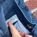 American Eagle Outfitters Navy Blue Dark Washed Slim Straight Denim Jeans