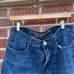 American Eagle Outfitters Navy Blue Dark Washed Slim Straight Denim Jeans