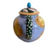 Droll Designs Abstract Painted Teapot Pear Design