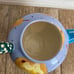 Droll Designs Abstract Painted Teapot Pear Design