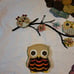 Cute owl grouping wall Decor dresser tray