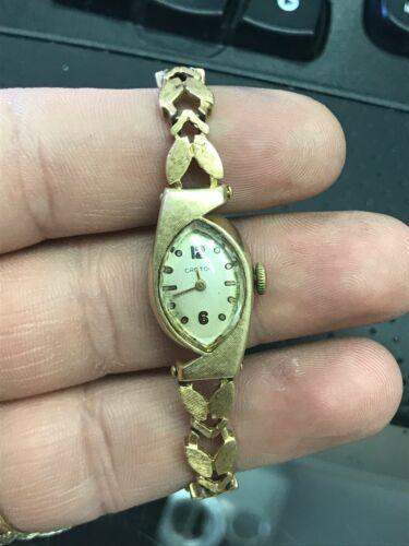 Vintage 14k Gold Croton Women’s Watch