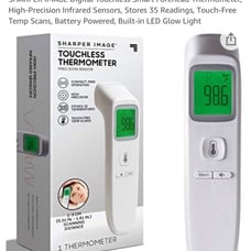 sharper image touchless thermometer