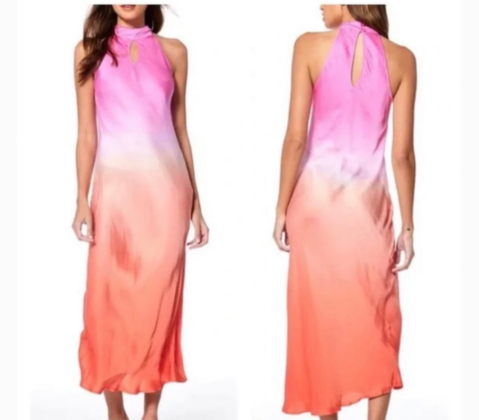 zero profit Dye Tie Lou Lou Broke & Fabulous Young NWT Satin S. sz in Dress Maxi Women zero profit Dye Tie Lou Lou Broke & Fabulous Young NWT Satin S. sz in Dress Maxi Women