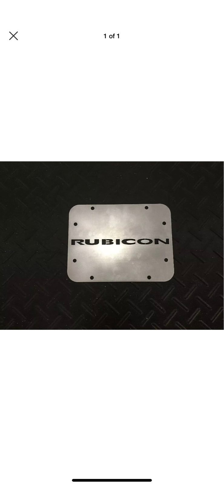 Rubicon jeep wrangler spare tire delete