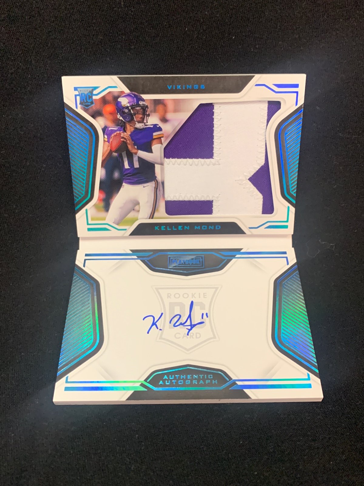 minnesota vikings 2021 Panini Playbook KELLEN MOND #/49 - ROOKIE AUTOGRAPH PATCH