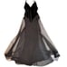 Stunning Vintage Victoria's Secret Silk Fit & Flare Razer back Gown Negligee S