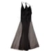 Stunning Vintage Victoria's Secret Silk Fit & Flare Razer back Gown Negligee S