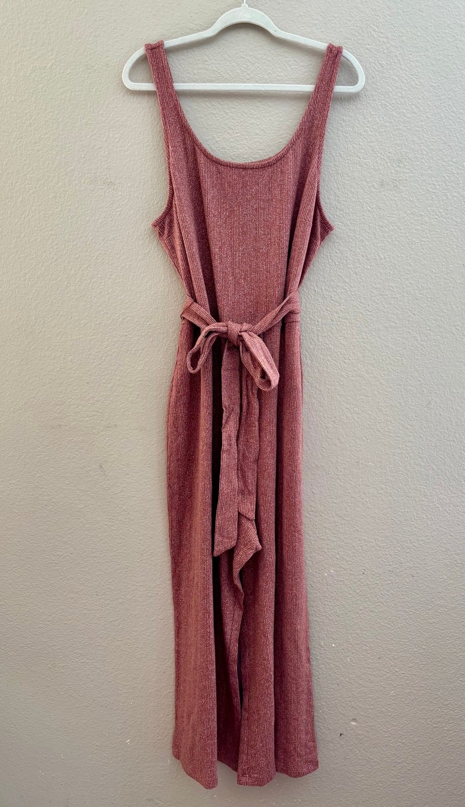 NWT Gap Women’s Ribbed Wide Leg Belt tie Jumper XXL