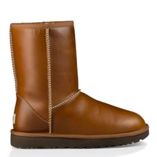 UGG AUSTRALIA CLASSIC SHORT LEATHER BOMBER BOOTS