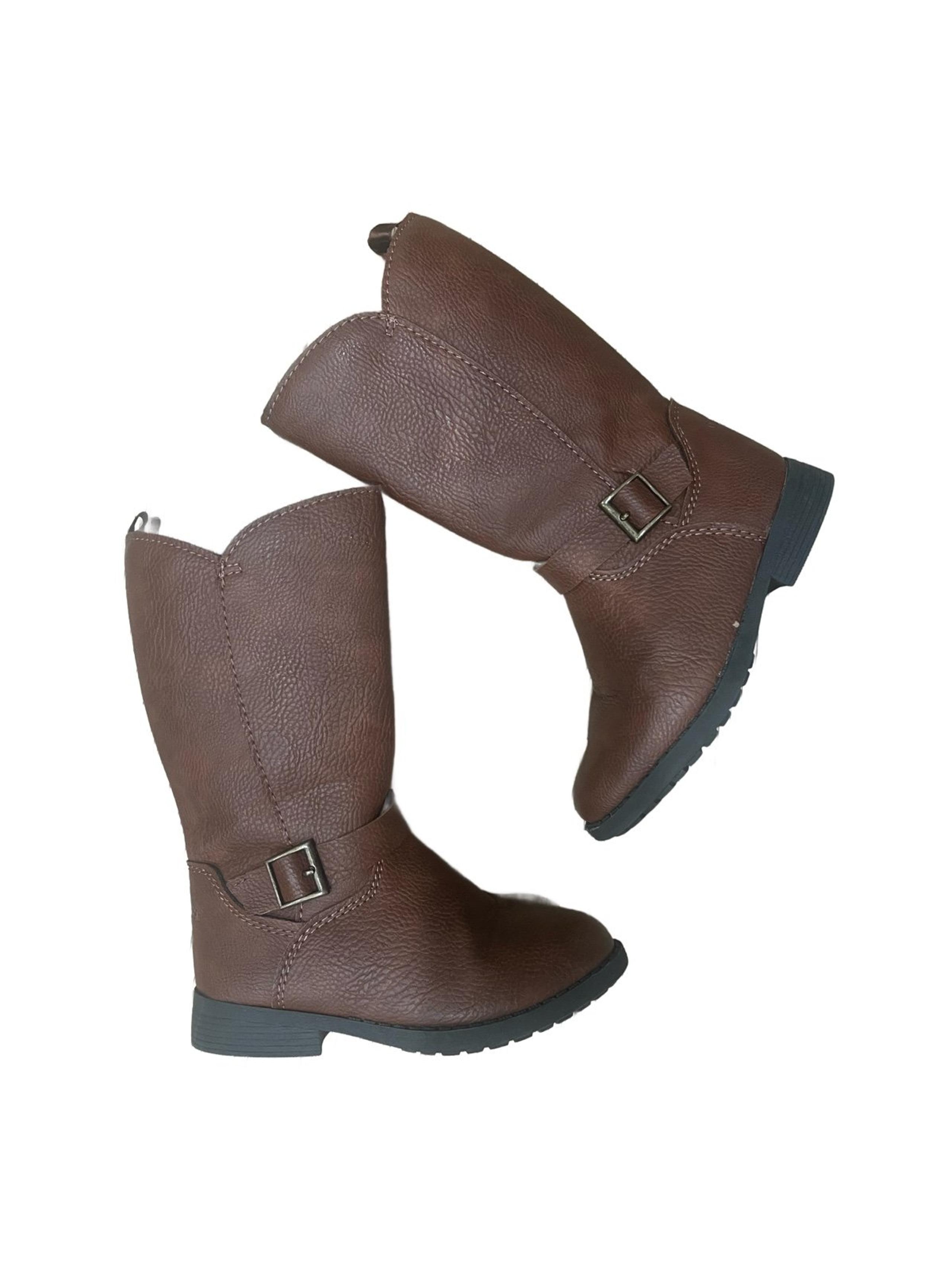 Kids size 9 girls toddler brown boots size 9