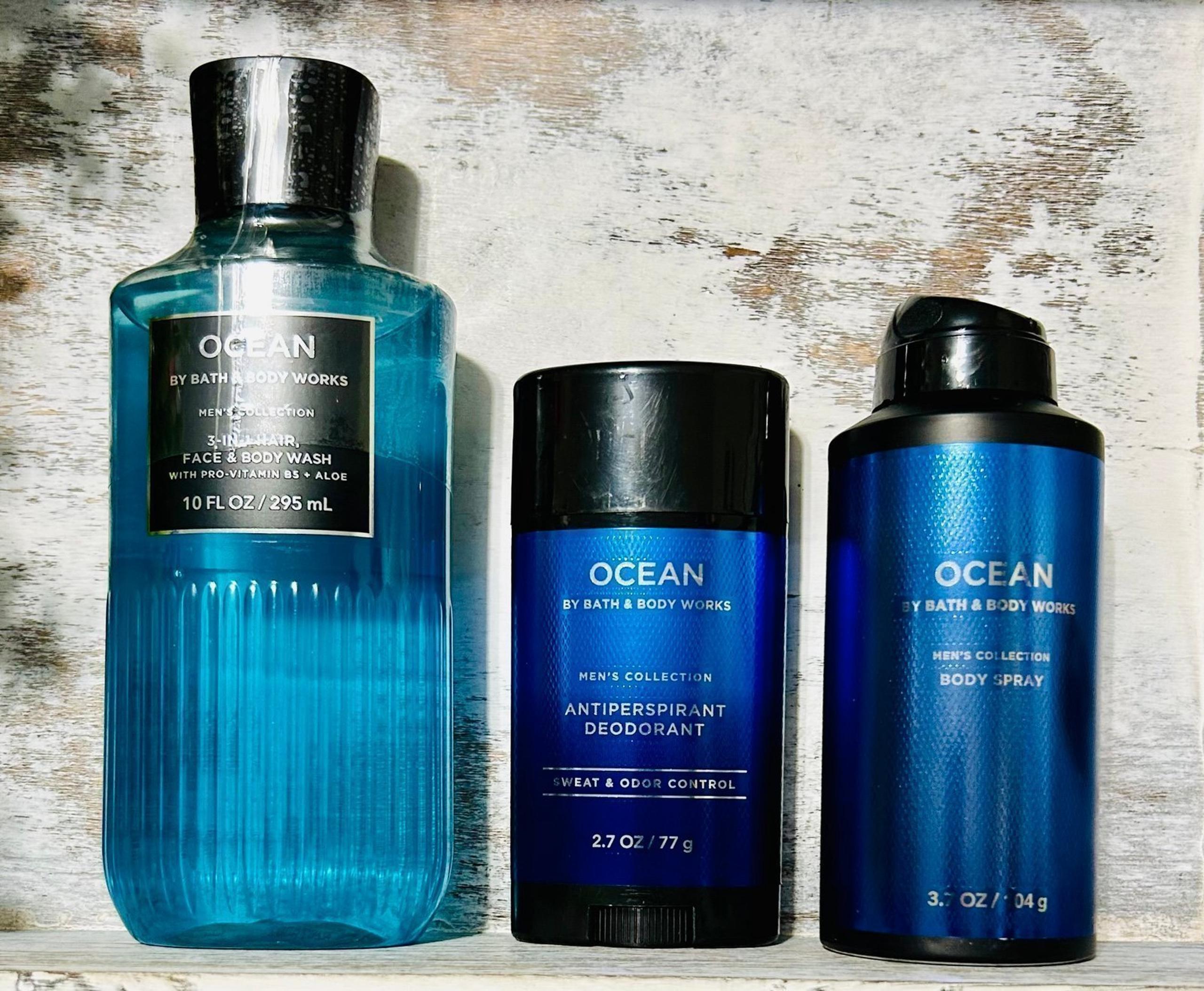 Bath & Body Works Men’s Collection Body Care Bundle  OCEAN