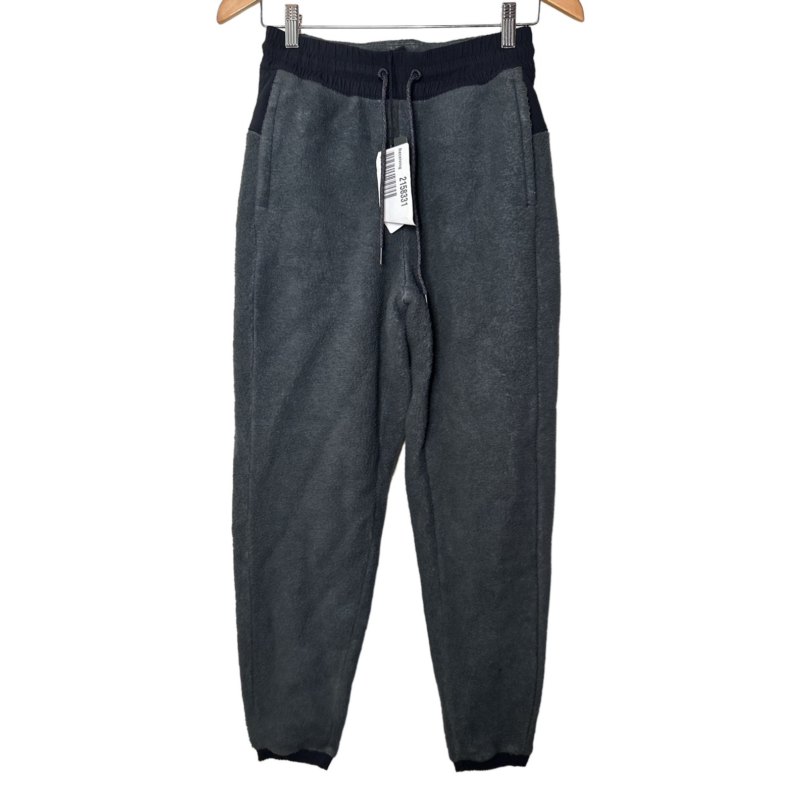 Allbirds Women's Fluff Fleece Pant Cozy Jogger Sweatpants Size XS Gray Black NWT
