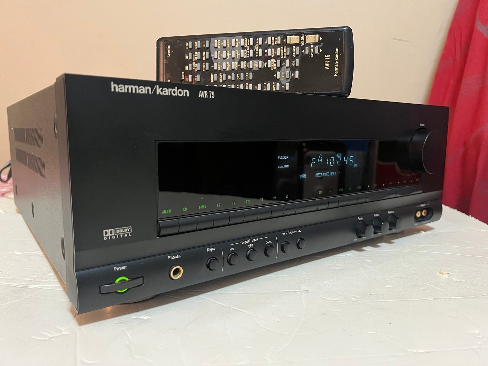 Harman Kardon AVR 75 6.1 Channel Dolby Digital Stereo Receiver JAPAN